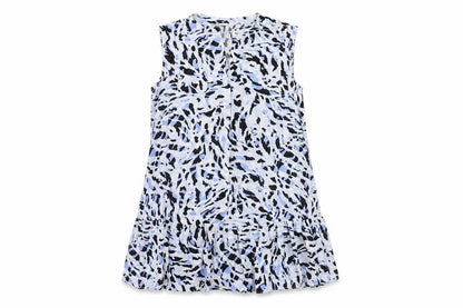 Hush Women's Multicoloured Animal Print Sleeveless Tunic Blouse Size 12