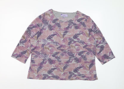 Honor Millburn Women’s Multicoloured Floral Tunic Blouse Size 18