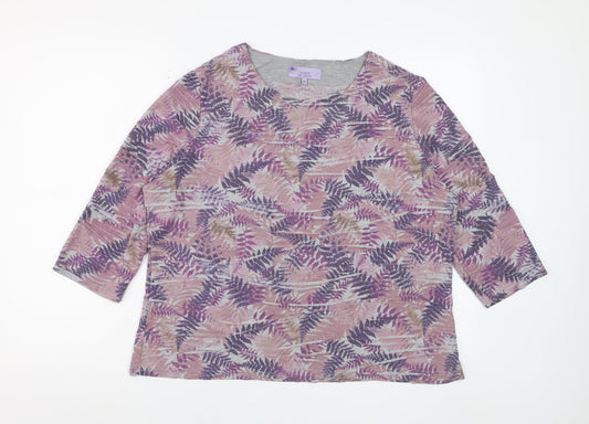 Honor Millburn Women’s Multicoloured Floral Tunic Blouse Size 18
