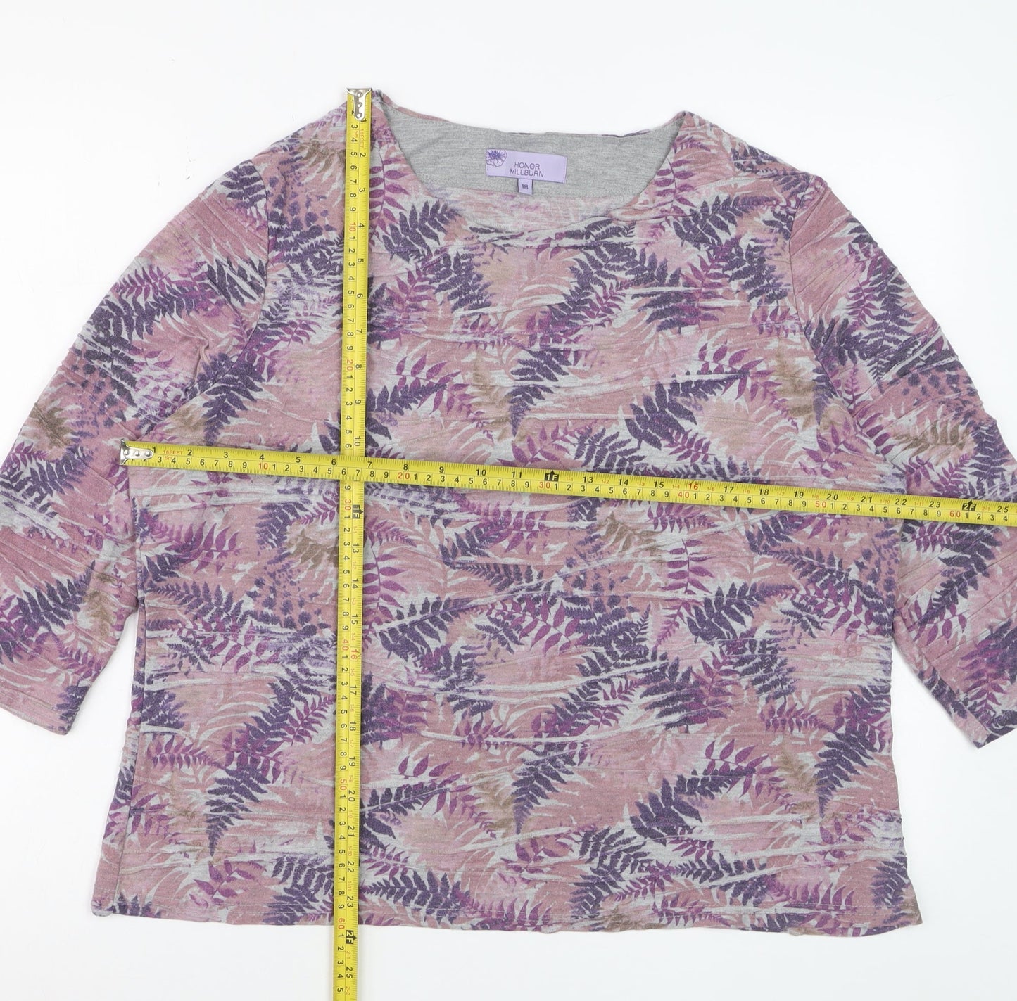 Honor Millburn Women’s Multicoloured Floral Tunic Blouse Size 18
