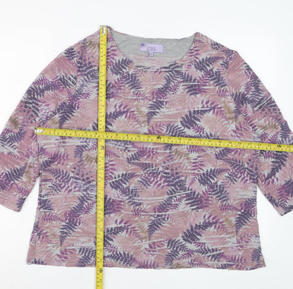 Honor Millburn Women’s Multicoloured Floral Tunic Blouse Size 18