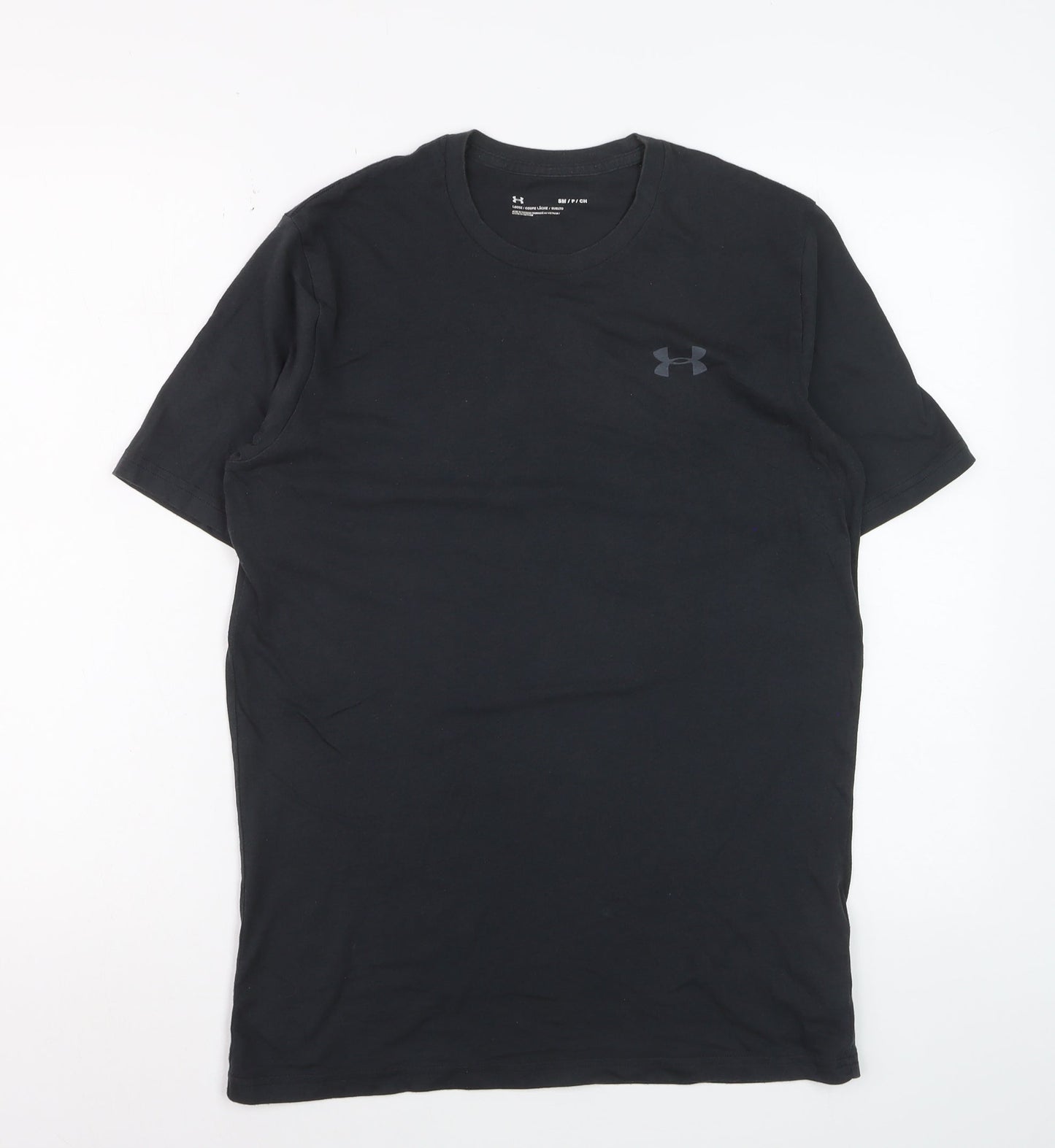 Under Armour Men's Black Small Relaxed Fit T-Shirt