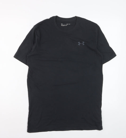 Under Armour Men's Black Small Relaxed Fit T-Shirt