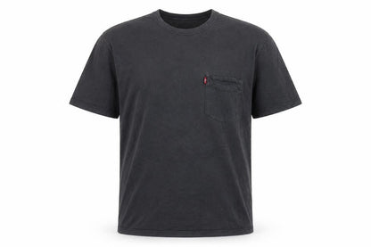 Levi's Men's Black Cotton Crew Neck Short Sleeve T-Shirt Size S