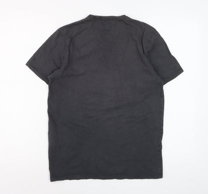Levi's Men's Black Cotton Crew Neck Short Sleeve T-Shirt Size S