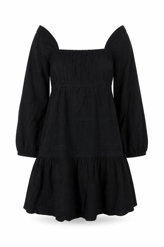 Marks & Spencer Women’s Black Size 6 Fit & Flare Short Dress