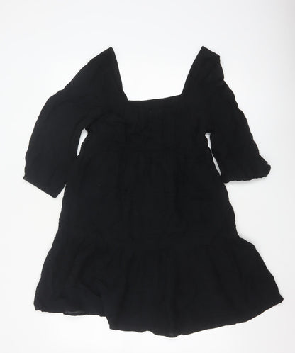 Marks and Spencer Women’s Black Size 6 Fit & Flare Short Dress