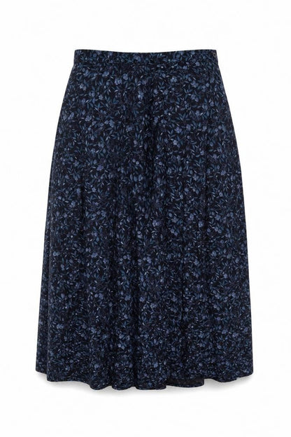 Marks and Spencer Women’s Blue Floral A-Line Midi Skirt Size 16