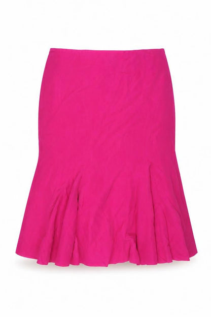 Country Casuals Women Pink Trumpet Knee Length Skirt Size 16 Lyocell Blend