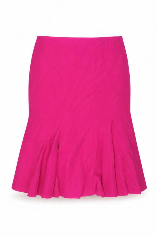 CC Women Pink Trumpet Knee Length Skirt Size 16 Lyocell Blend