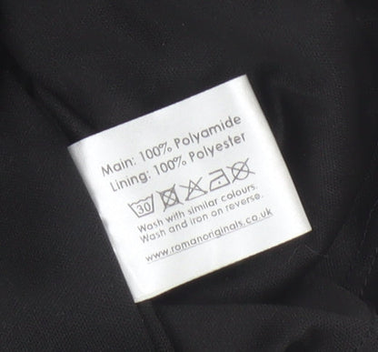Roman Women Black Sequin Bodycon Knee Length Party Dress Size 12