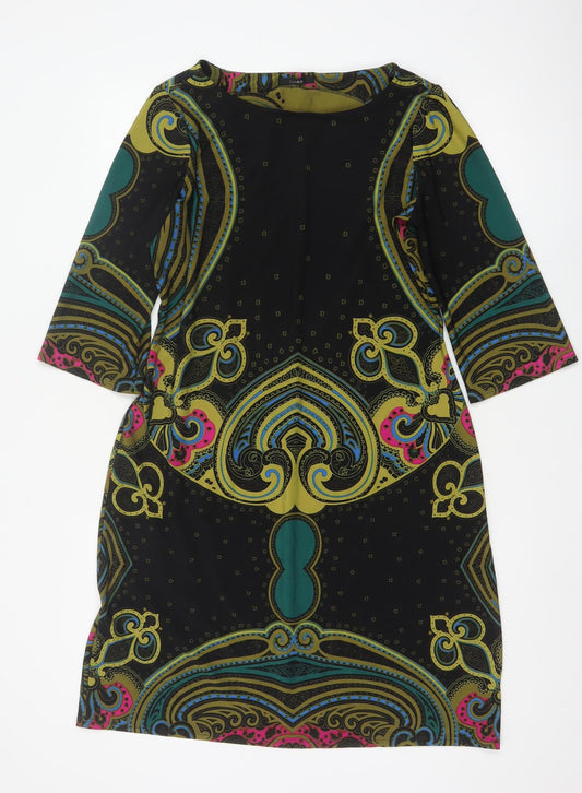 Linea Women’s Multicoloured Paisley Shift Dress Size 12