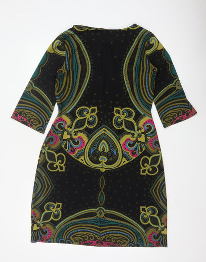 Linea Women’s Multicoloured Paisley Shift Dress Size 12