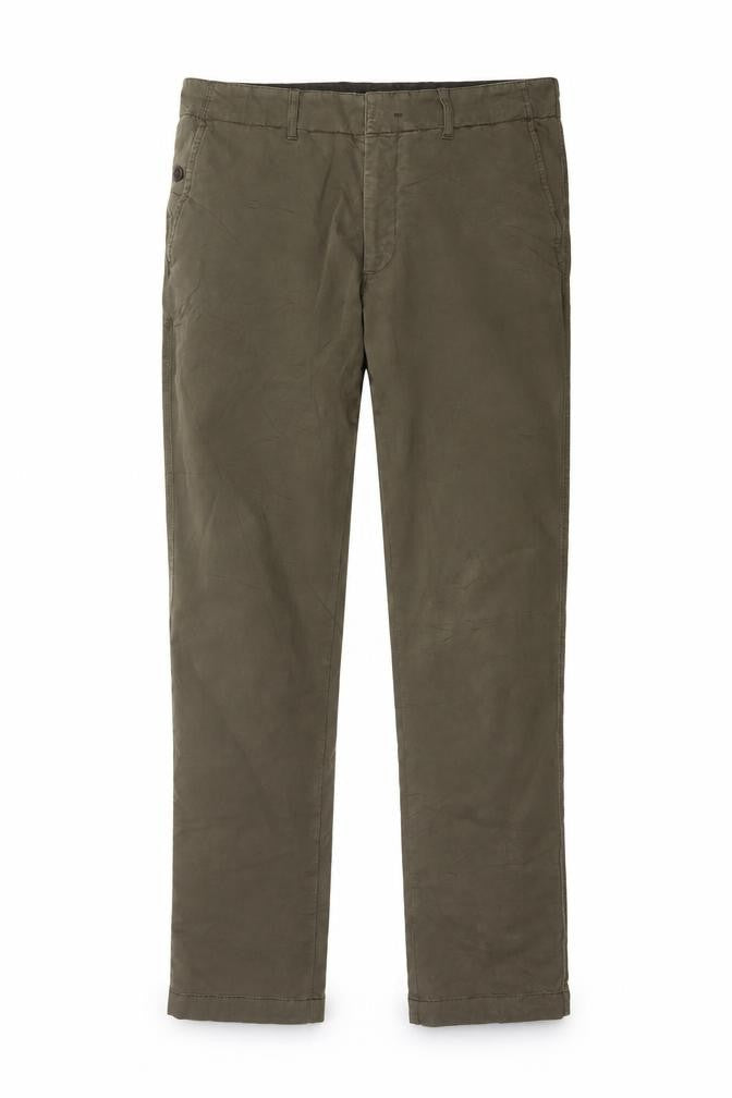Jigsaw Men's Brown Chino Trousers Size 34 Regular Fit Cotton Blend