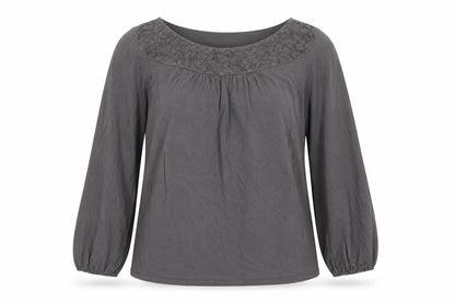 Boden Women's Grey Tunic Style Silk Blend Blouse UK 6
