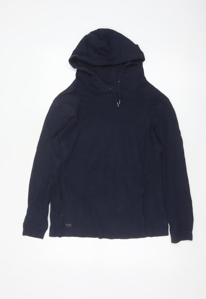 Regatta Women’s Navy Pullover Hoodie UK 12 Cotton Casual Outdoor Sweatshirt