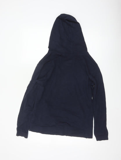 Regatta Women’s Navy Pullover Hoodie UK 12 Cotton Casual Outdoor Sweatshirt