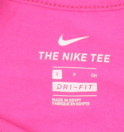 Nike Women’s Pink Dri-FIT T-Shirt Small Short Sleeve Active Top