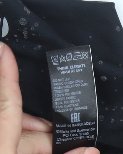 Marks and Spencer Womens Black Size 14 Quilted Bodywarmer