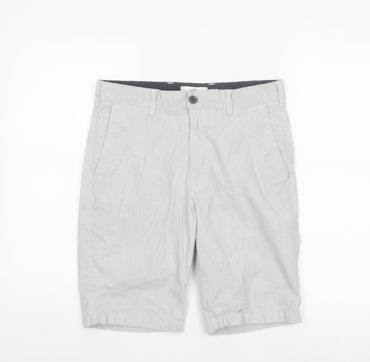 Marks and Spencer Men’s Grey Chino Shorts Size 30 Regular Fit