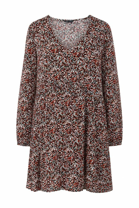 Marks & Spencer Women Multicoloured Viscose A-Line Dress Size 14