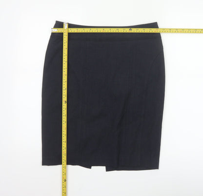 Next Women’s Black Knee Length Pencil Skirt Size 12