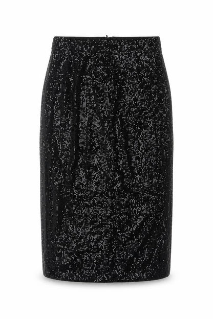 Marks and Spencer Women’s Black Sequin Pencil Skirt Size 10