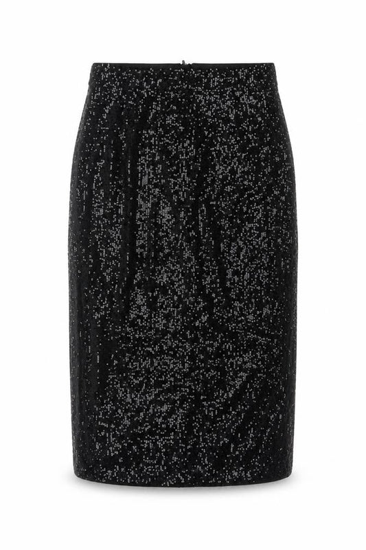 Marks and Spencer Women’s Black Sequin Pencil Skirt Size 10