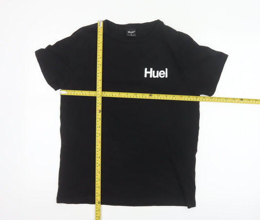 Huel Men's Black Crew Neck Short Sleeve Cotton Blend T-Shirt Size S