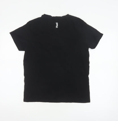 Huel Men's Black Crew Neck Short Sleeve Cotton Blend T-Shirt Size S