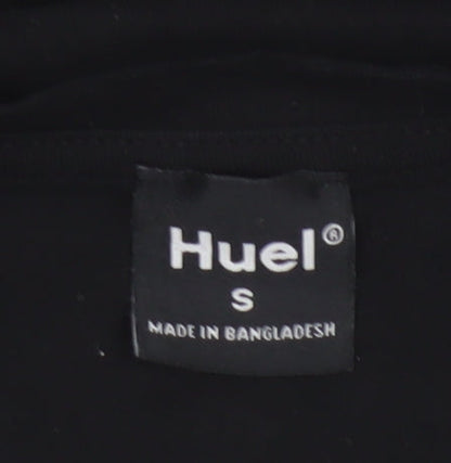 Huel Men's Black Crew Neck Short Sleeve Cotton Blend T-Shirt Size S