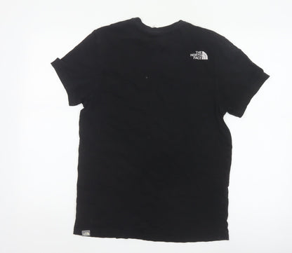 The North Face Men's Black Cotton Crew Neck T-Shirt Size S