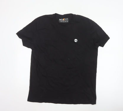Timberland Men's Black XL Slim Fit Organic Cotton T-Shirt