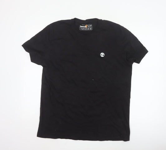 Timberland Men's Black XL Slim Fit Organic Cotton T-Shirt