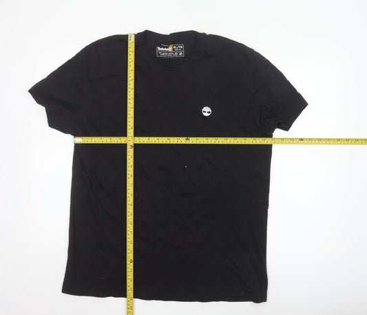 Timberland Men's Black XL Slim Fit Organic Cotton T-Shirt