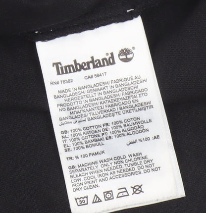 Timberland Men's Black XL Slim Fit Organic Cotton T-Shirt