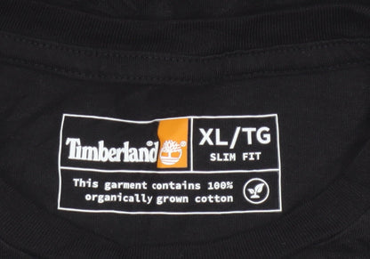 Timberland Men's Black XL Slim Fit Organic Cotton T-Shirt