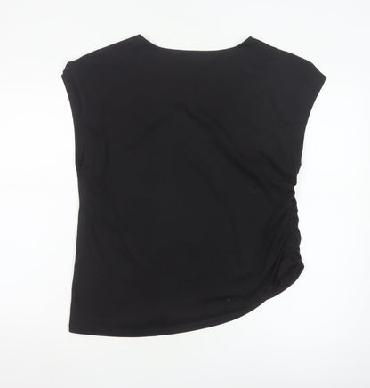 Puma Women's Black Sleeveless Stretch T-Shirt Medium