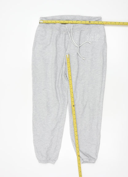 GAP Womens Grey Fleece Sweatpants L Comfortable Casual Joggers