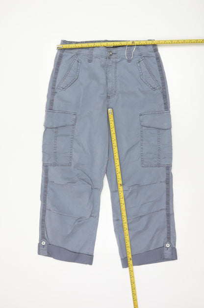 Marks and Spencer Women’s Grey Cargo Trousers Size 12 Regular