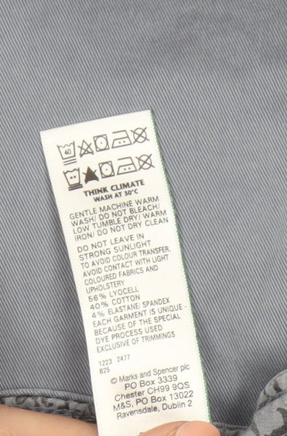 Marks and Spencer Women’s Grey Cargo Trousers Size 12 Regular