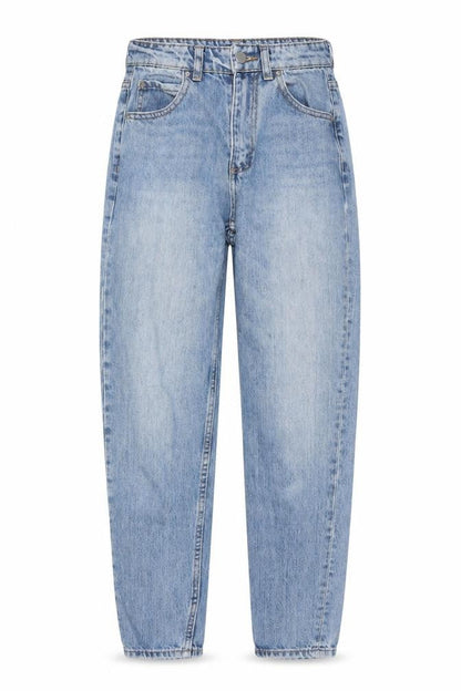 Zuki Womens Blue High Rise Mom Jeans Size 10 Relaxed Fit