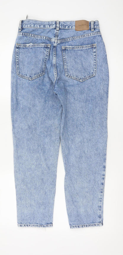 Pull & Bear Women’s Blue Acid Wash Mom Jeans Size 10