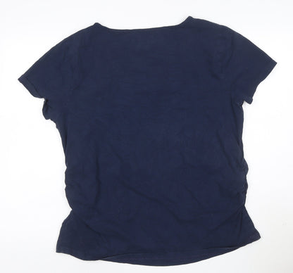 Mountain Warehouse Women’s Blue Cotton Short Sleeve T-Shirt UK 20