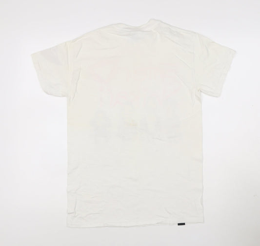 Gildan Men’s White Enter Shikari Band Graphic Cotton T-Shirt Size S