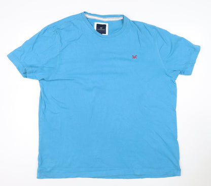 Crew Clothing Company Men's Blue XXL Cotton Crew Neck T-Shirt