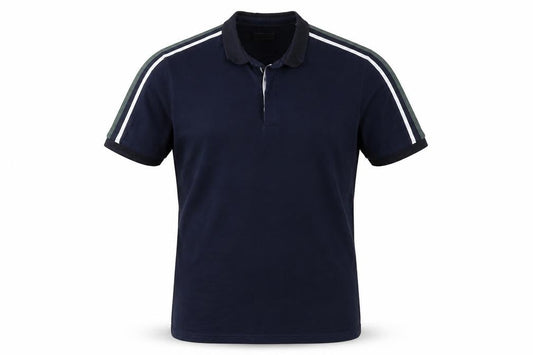 Zara Men's Blue Cotton Short Sleeve Polo Shirt Size L
