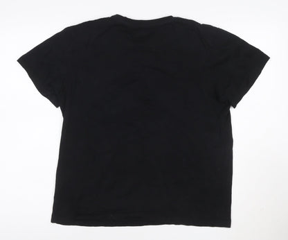 Pokemon Women's Black Cotton Crew Neck T-Shirt Size M