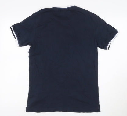 Original Penguin by Munsingwear Men's Navy Crew Neck Cotton T-Shirt Size M