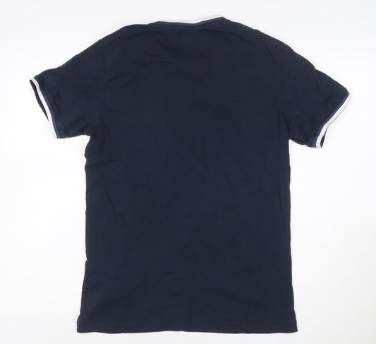Original Penguin by Munsingwear Men's Navy Crew Neck Cotton T-Shirt Size M